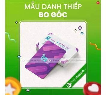 Mẫu Name Card Bo Góc