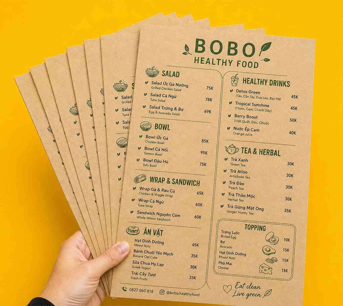 Menu (Thực đơn)
